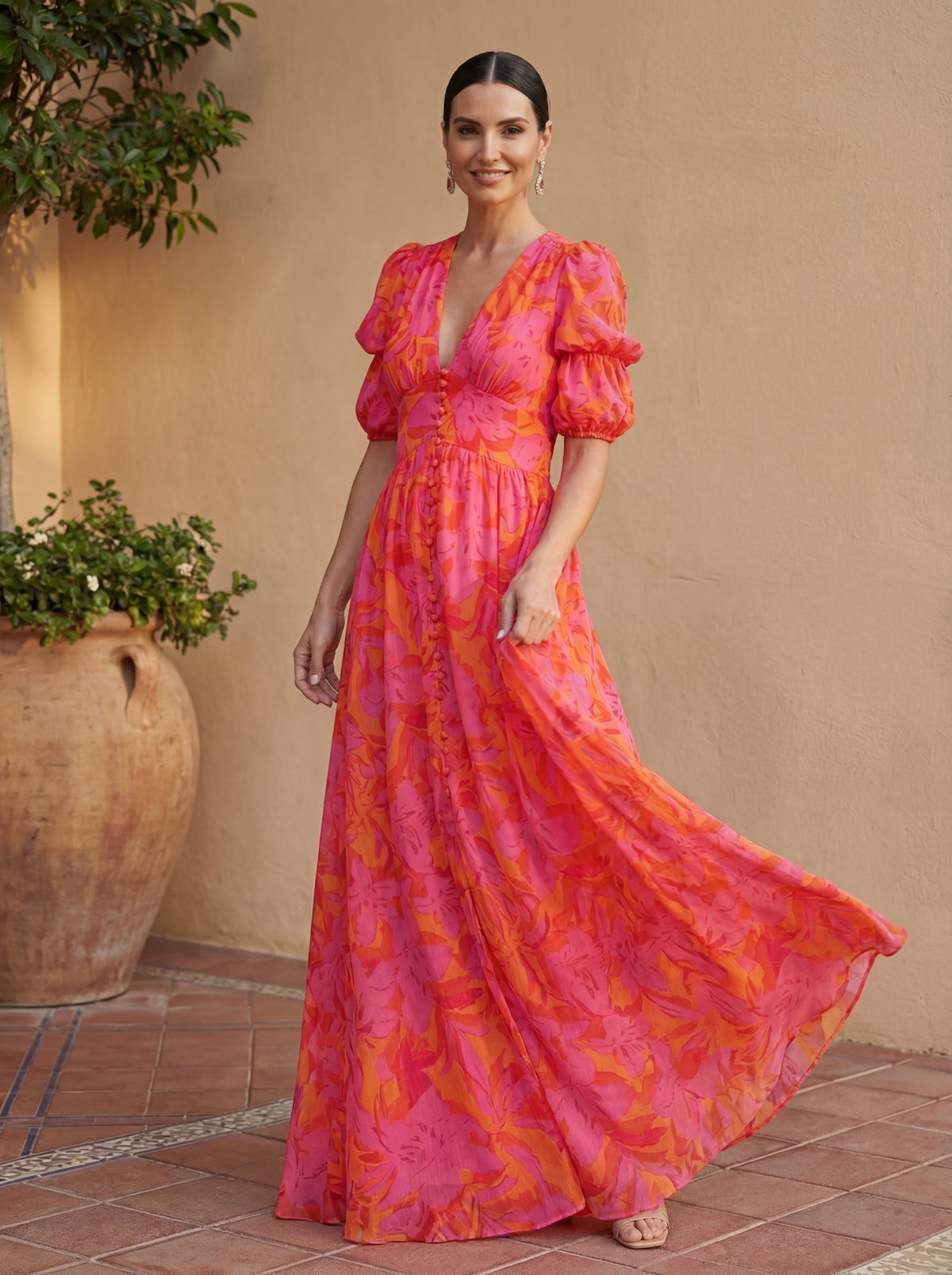 Vestido Coral